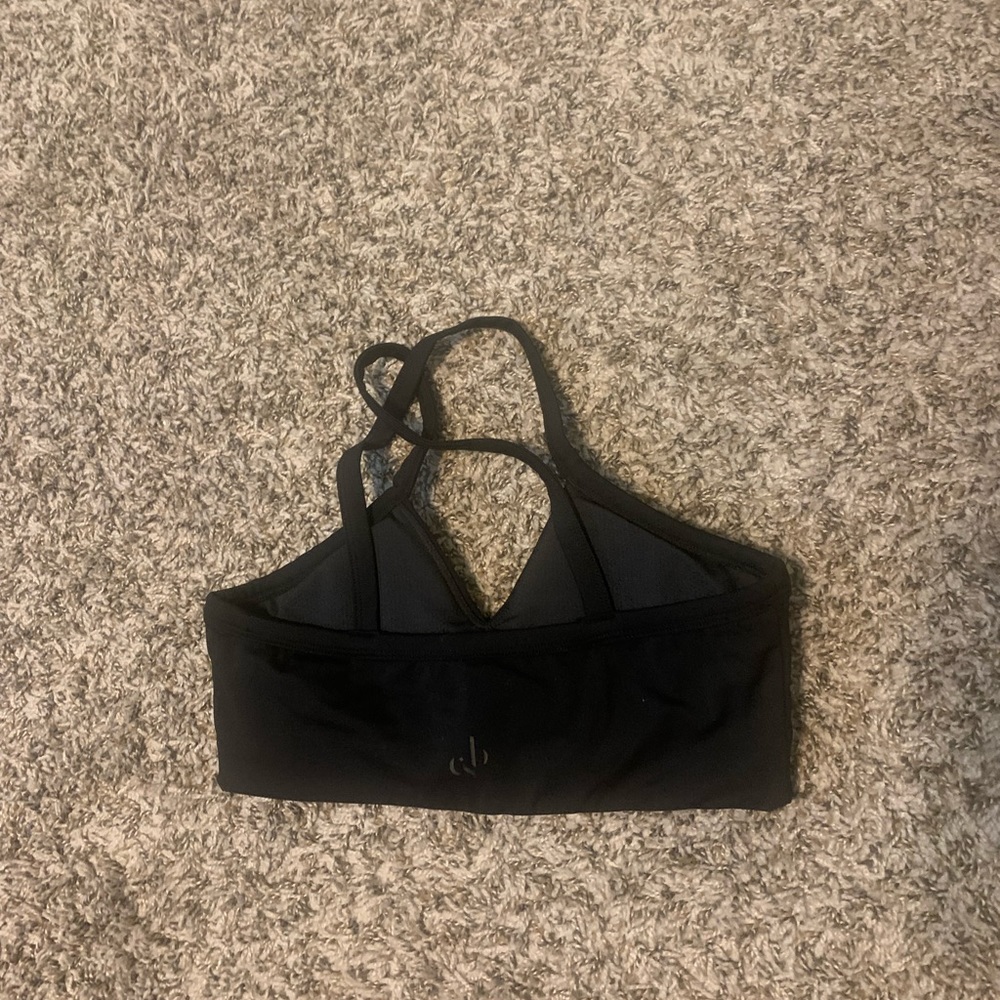 Crop Shop Boutique Black Crisscross Sports Bra - Picture 3 of 3